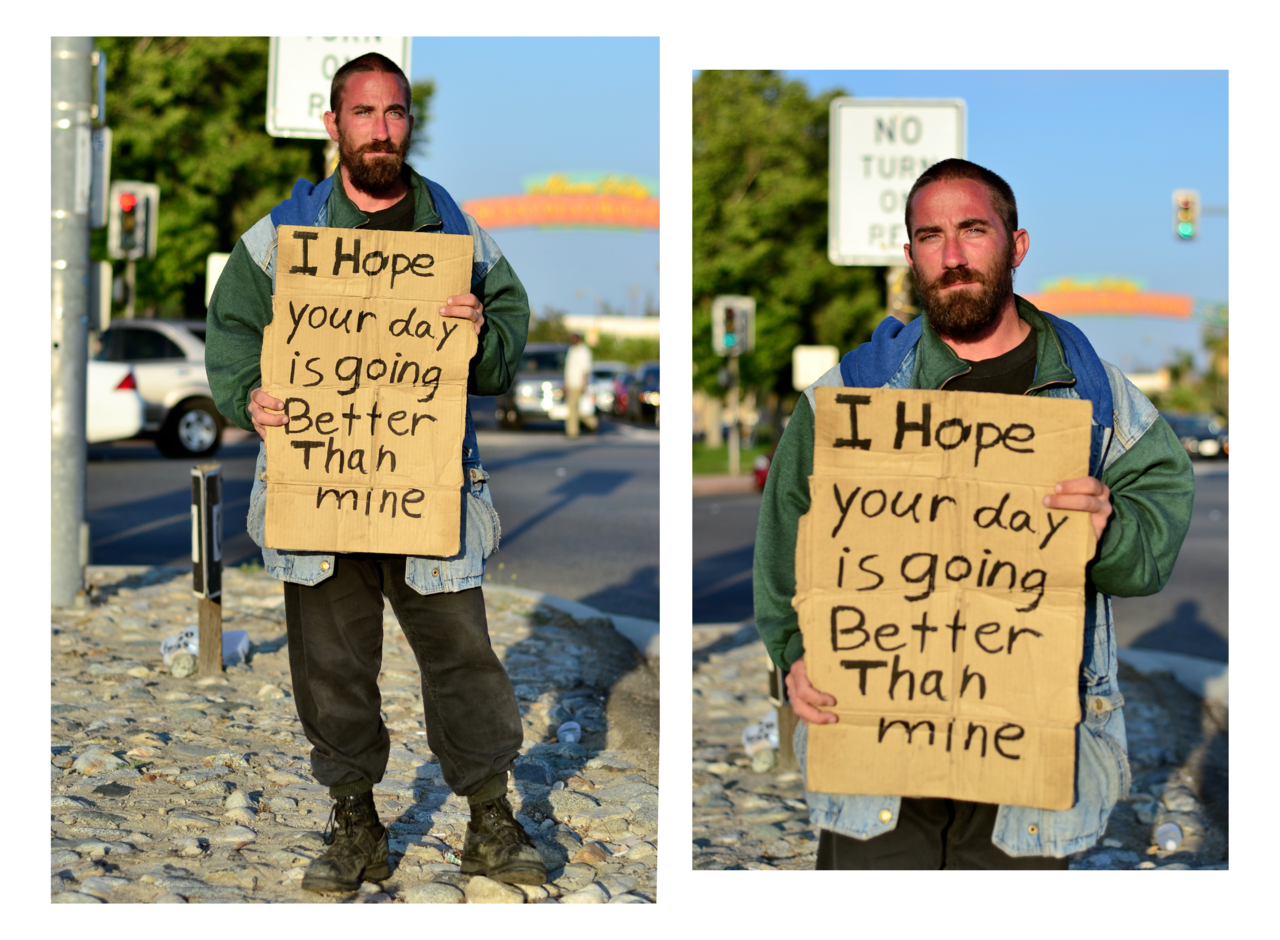 jonathanerik:  Sunny, isn’t a Bum or a Hobo. Sunny, isn’t begging for your