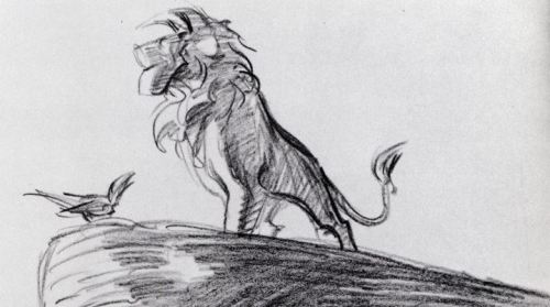 The Lion King Storyboard Art