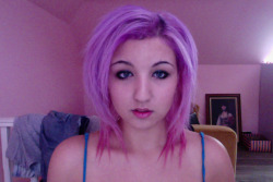 My First Attempt At Two Tone Hair :]