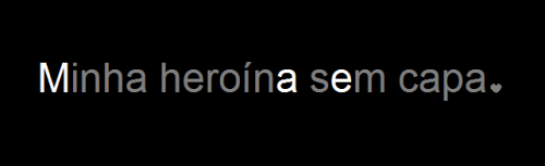 Nostalgia, nós tal dia.