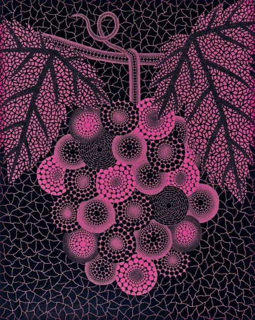 iamjapanese:  KUSAMA Yayoi（草間彌生 Japanese, b.1929） Grapes    1989 Acrylic on canvas