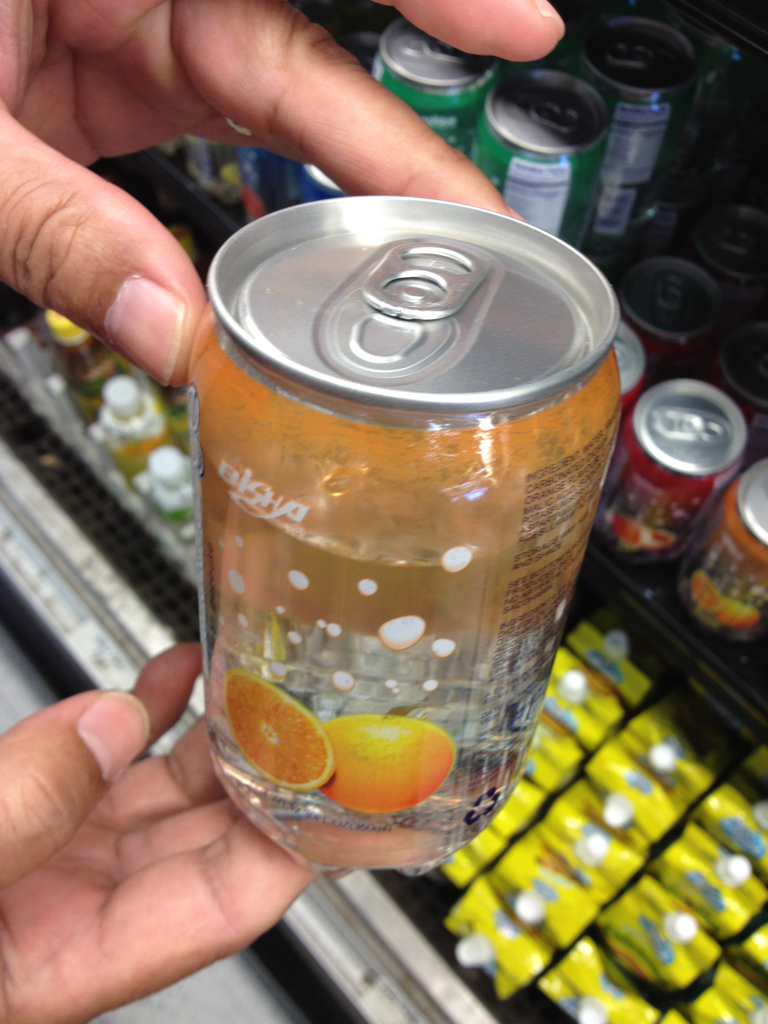 TJ's Tumblr! — Clear plastic soda can with a pop-top lid. Cool