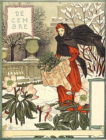 calantheandthenightingale:    Eugene Grasset (French, 1841-1917) Plates for the months July, August, September, October, November, and December from Calendar La Belle Jardiniere, 1896   