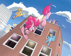 theponyartcollection:  Dive! by *WingsofFox