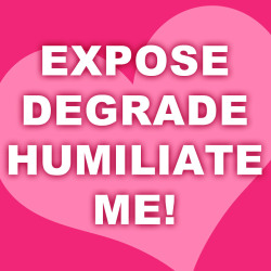 sissyfagdonna:  I crave humiliation and degration.  I am a sissy faggot   Me too!!