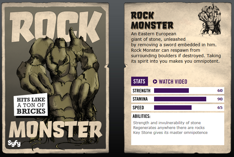 SyFy Movie Monsters Part 4 of 4 About a year or so ago, SyFy Channel had a sort of