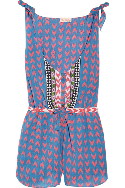 Now you have no excuse to cover up with just a towel! Do it fashionably with a cover-up romper.
“ Mara Hoffman Cotton-voile playsuit, $117 (was $195), net-a-porter.com via glamour
”