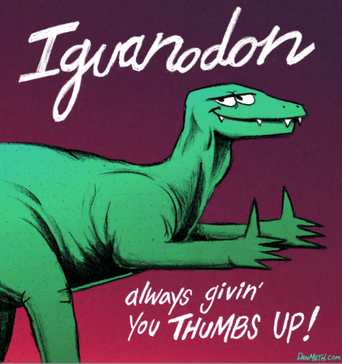 Iguanodons are the most supportive dinosaurs.