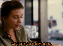 riftcat:   Uncle Tony told me something today…I don’t think you should listen to what Uncle Tony says. Eat your cereal.What did he tell you bud?He told me you and Mummy were superheroes.Did he now?Well, that’s Uncle Tony for you.I know. I told him