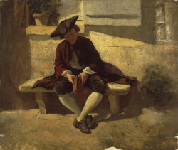 Jean Louis Ernest Meissonier (1815-1891), Young Man with a Book