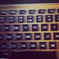 Keyboard.  (Taken with instagram)