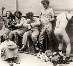 theremina:  Damaged and melted mannequins after a fire in 1930 at Madame Tussaud’s Museum. 