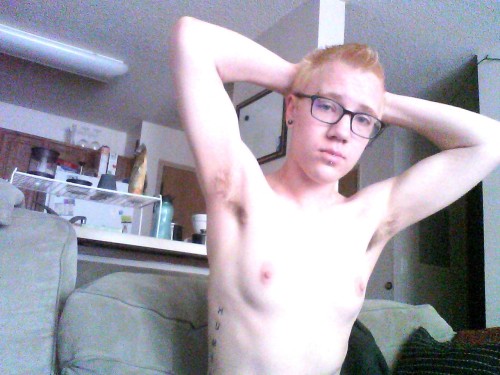 transqueersxxx:  Sleepy morning pic of my gay ass self. Not too much going on.   Totes hung out with this dude the other day and good lord he is so fucking hot let me tell you. Serious zomg.