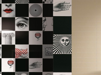 FORNASETTIANE by Ceramica Bardelli | Design by Piero Fornasetti
An internal finish in ceramic for a colored wall!
Find more and contact directly Ceramica Bardelli http://bit.ly/LeUWQI