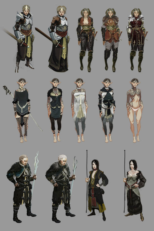 Porn photo foolishbutcharming:  Character Concepts for