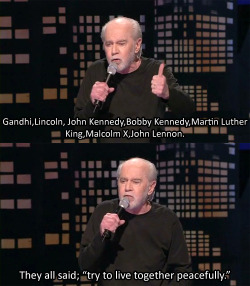 themikeyhorrorpictureshow:  George Carlin  