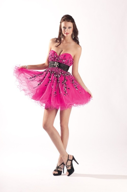 alyceparis: Style 4223 Exquisitely beautiful net short sweetheart dress with layered ruffled skirt. 