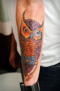 fuckyeahtattoos:  So this my owl. This isn’t