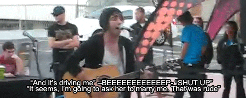  Car beeping in Remembering Sunday, this is how Alex reacts (x) 