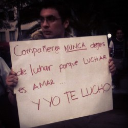 Alguien que luche…