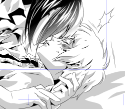 piggyhoho:  No.6 doujinshi progress 2…