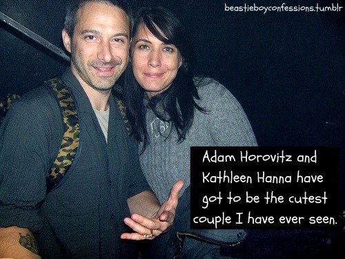 “ Adam Horovitz and Kathleen Hanna have got to be the cutest couple I have ever seen.
”