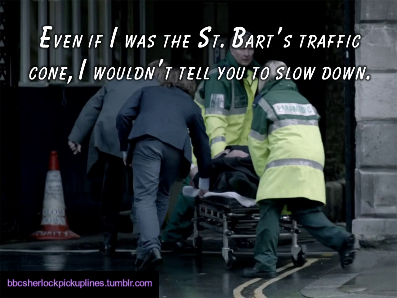 &ldquo;Even if I was the St. Bart&rsquo;s traffic cone, I wouldn&rsquo;t