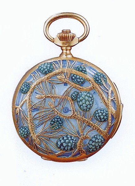 fleurdulys: Watch with Pinecones - Rene Lalique