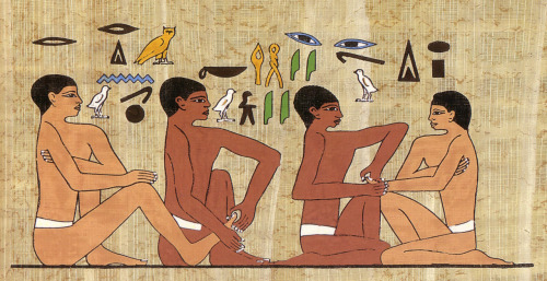 Reflexology in Ancient Egypt.