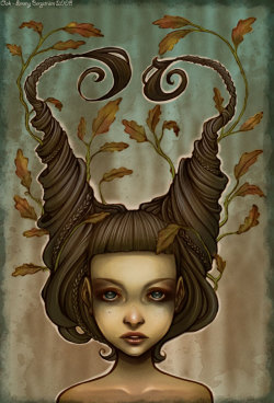 lohrien:  Oak She calls the Crows by enmi 