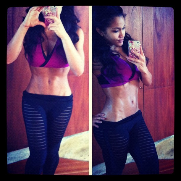 rosaacosta:  Yesterday you said “Tomorrow” … Just do it! #teamfitness (Taken