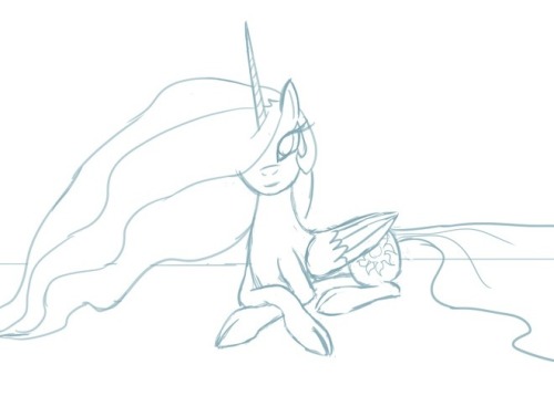 XXX raikohponies:  Celestia without her crown photo