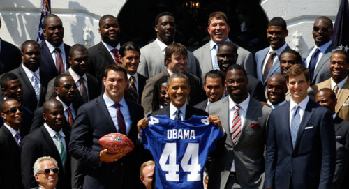 sportsnetny:  New York Giants White House adult photos