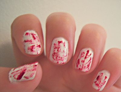 Bleeding nails.