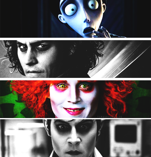 fragmentallygirl-deactivated202:  The many faces of Johnny Depp-Tim Burton Style 