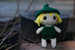 designersof:  Amigurumi Link from the Legend of Zelda series. Super pumped about how well this guy came out!   Awww cute