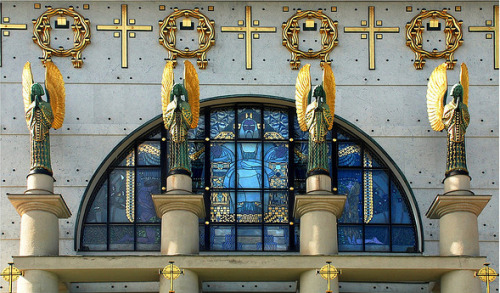 ein-bleistift-und-radiergummi:Otto Wagner - Kirche Steinhof, Vienna.