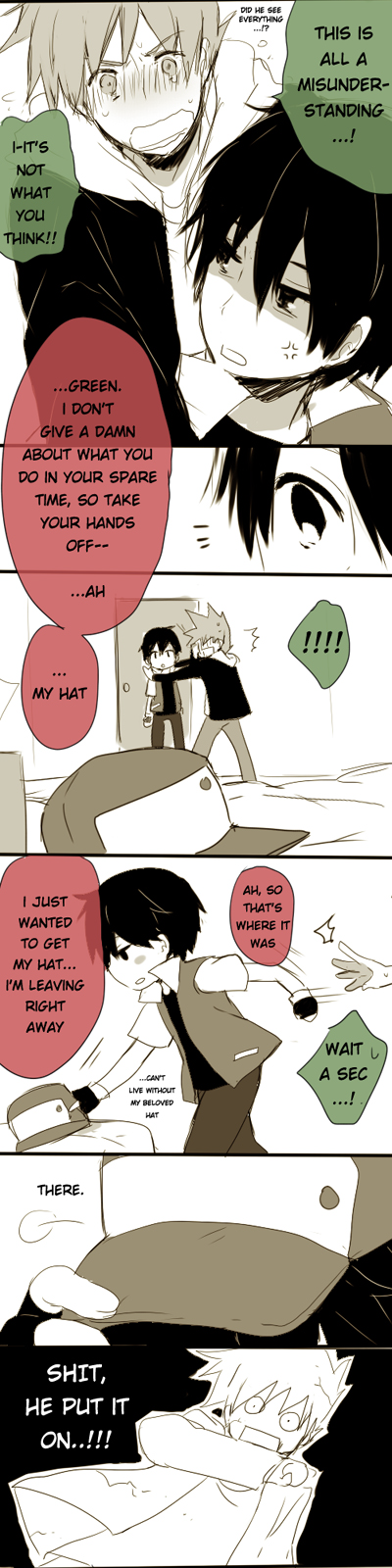 masarashipping: 【腐向け】Untitled 2【グリレ?】 Big picture so it’s sloppily