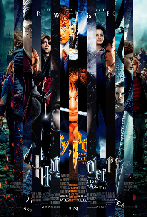 ollivanders:  all of the harry potter posters in one 