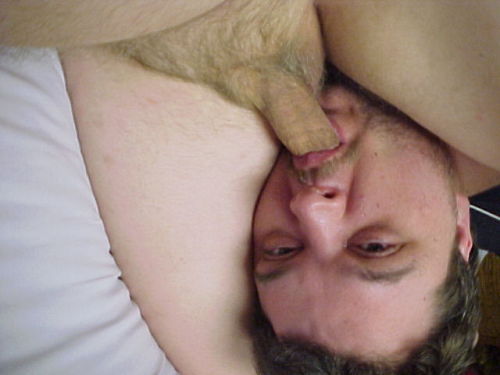 biggmatt:  Some older pics of me in action. These were two of my favorite men. I love older and/or bigger men.  The I love salt/pepper pubes. The 3rd and 4th pics are my favorite position with balls on my nose. I love it when you can’t see nothing