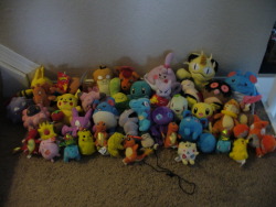 zombieirish:  followmeimlosttoo:  ~POKEMON PLUSH GIVEAWAY~ And now it’s time for what you all have been waiting for! This is my very first giveaway, and I have decided that it’s time to let all of my old pokemon plushies go. As I’ve grown older,