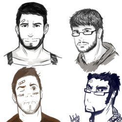 Doctor-Woodman:  Just Sketches This Time C:!! , I’m Trying With New Facial Expressions