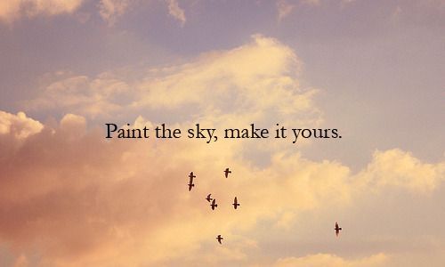 4neverlasting:  “paint the sky, make it yours.” 