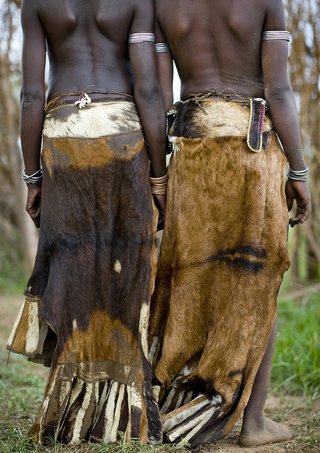 naturepunk:Nyangatom skirts Ethiopia by Eric Lafforgue