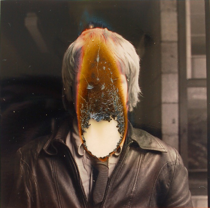  “Ausência”, burned photographs by Lucas Simões 