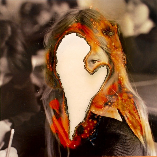  “Ausência”, burned photographs by Lucas Simões 