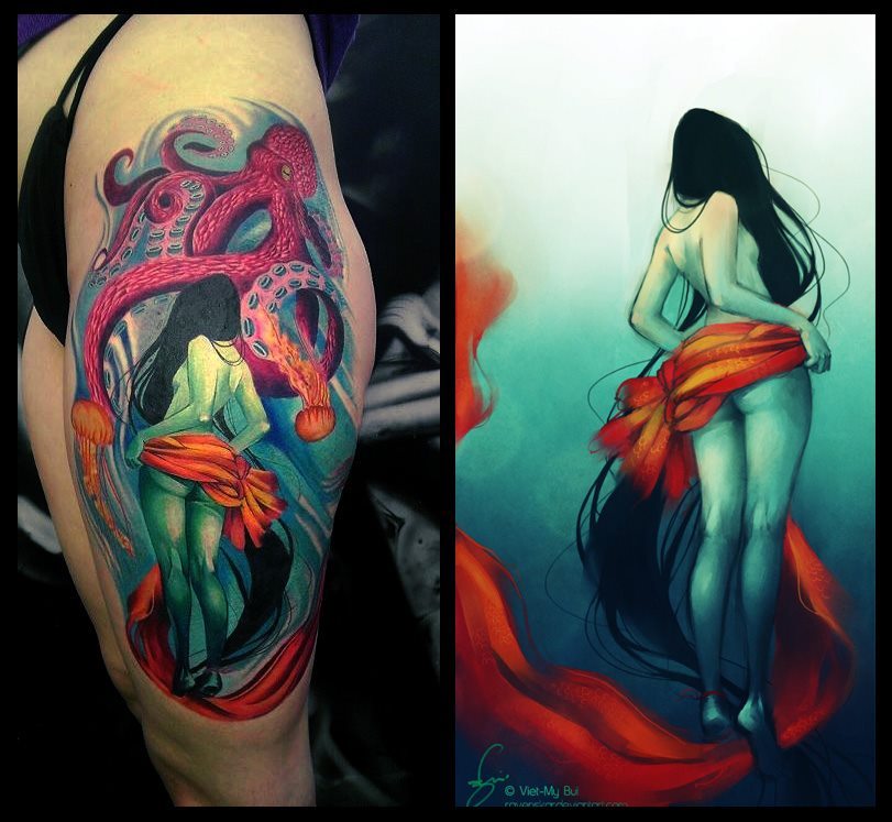 fuckyeahtattoos:  { See the original piece here. } On 12 February, 2012, I received