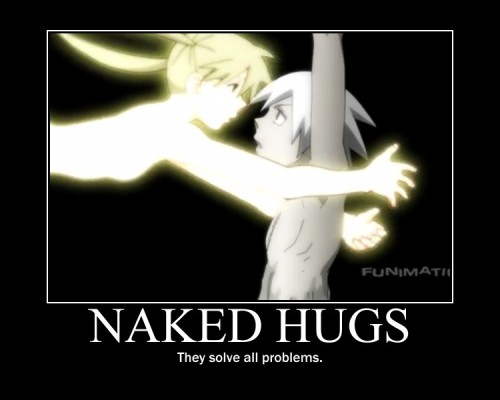 luzdegracia:  Naked Hugs by ~BinaryP0wnage 