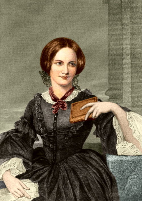 Above. Portrait of Charlotte Brontë (1873). Painted by Evert A. Duyckinck (1816–1878), an American p