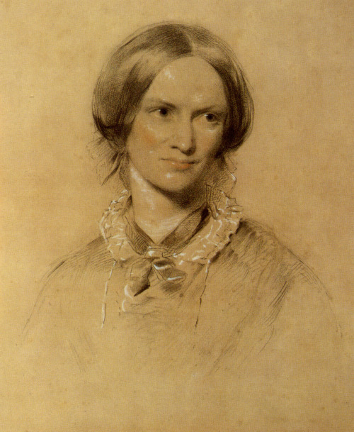 Above. Portrait of Charlotte Brontë (1873). Painted by Evert A. Duyckinck (1816–1878), an American p